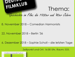 German Film Club 2018/19/I.