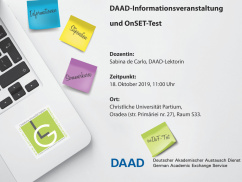 DAAD Information Event in German Language and OnSET-test